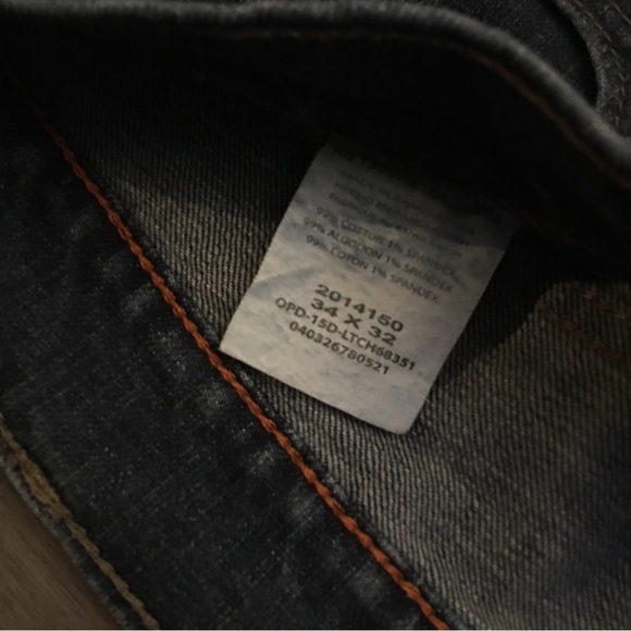 LEE JEANS L231 MODERN SERIES SLIM FIT TAPERED LEG SIZE 34” x 32” - Picture 9 of 10